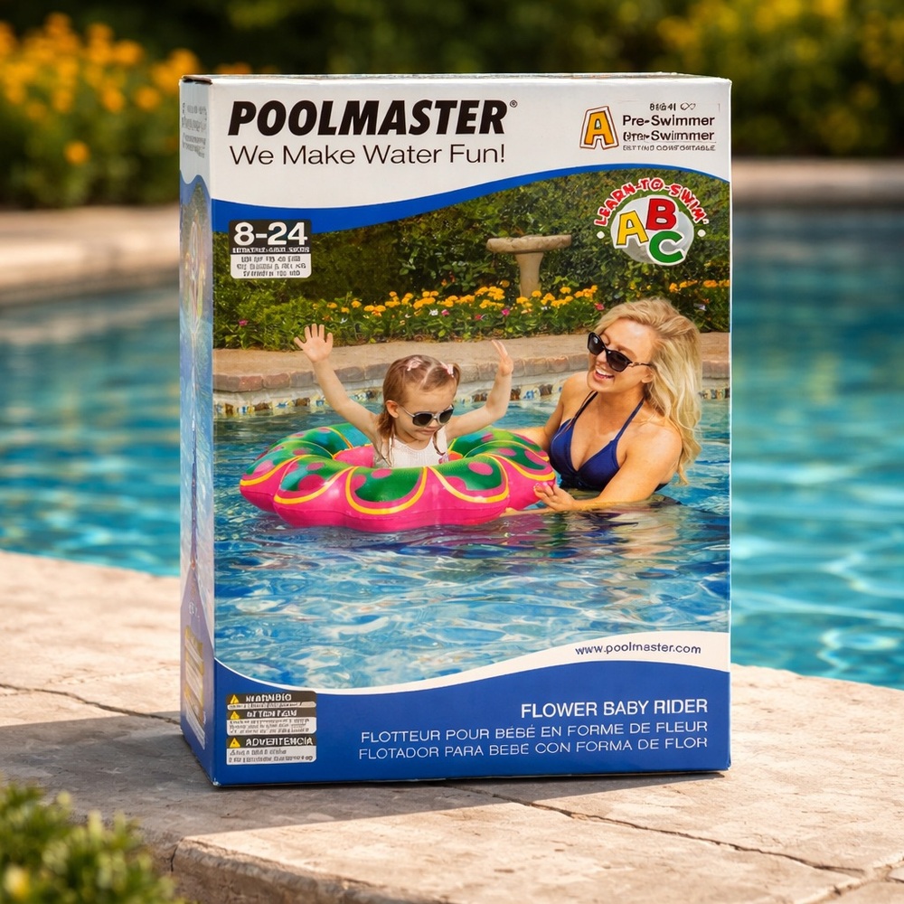 Poolmaster Flower Baby Rider 8/24 Months